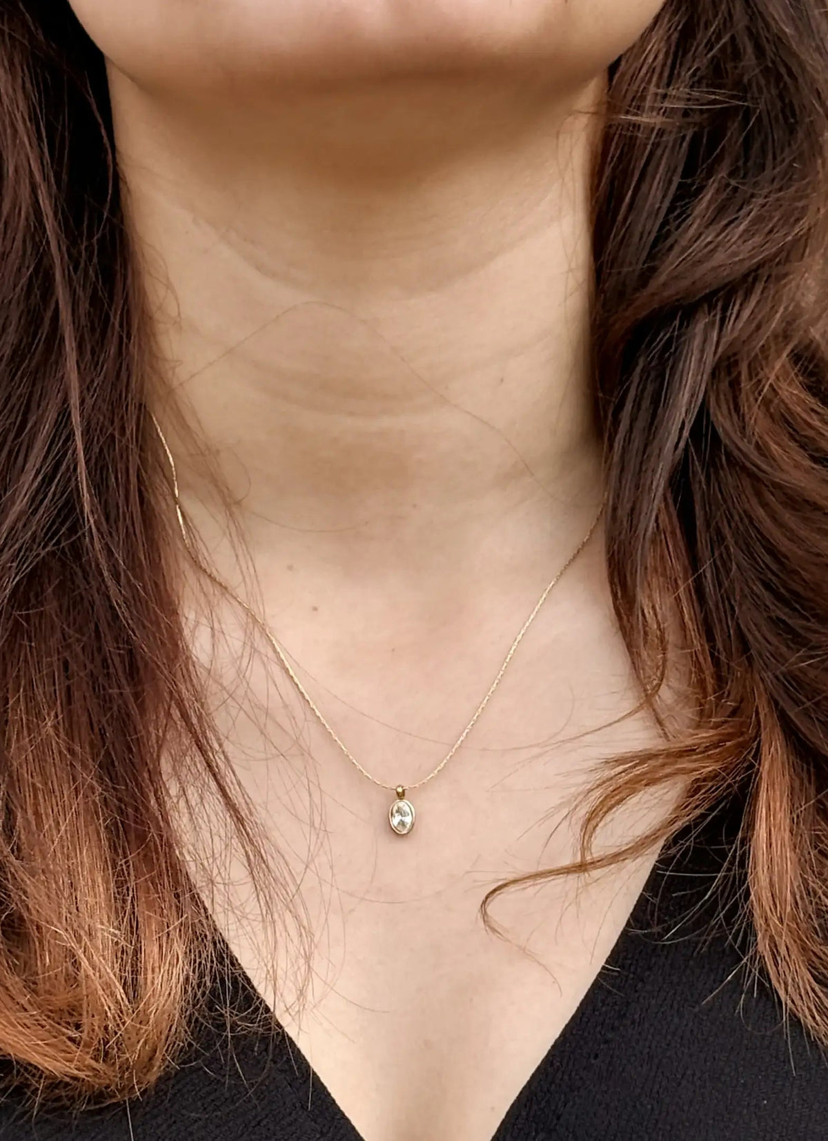 Aurelia Oval Necklace