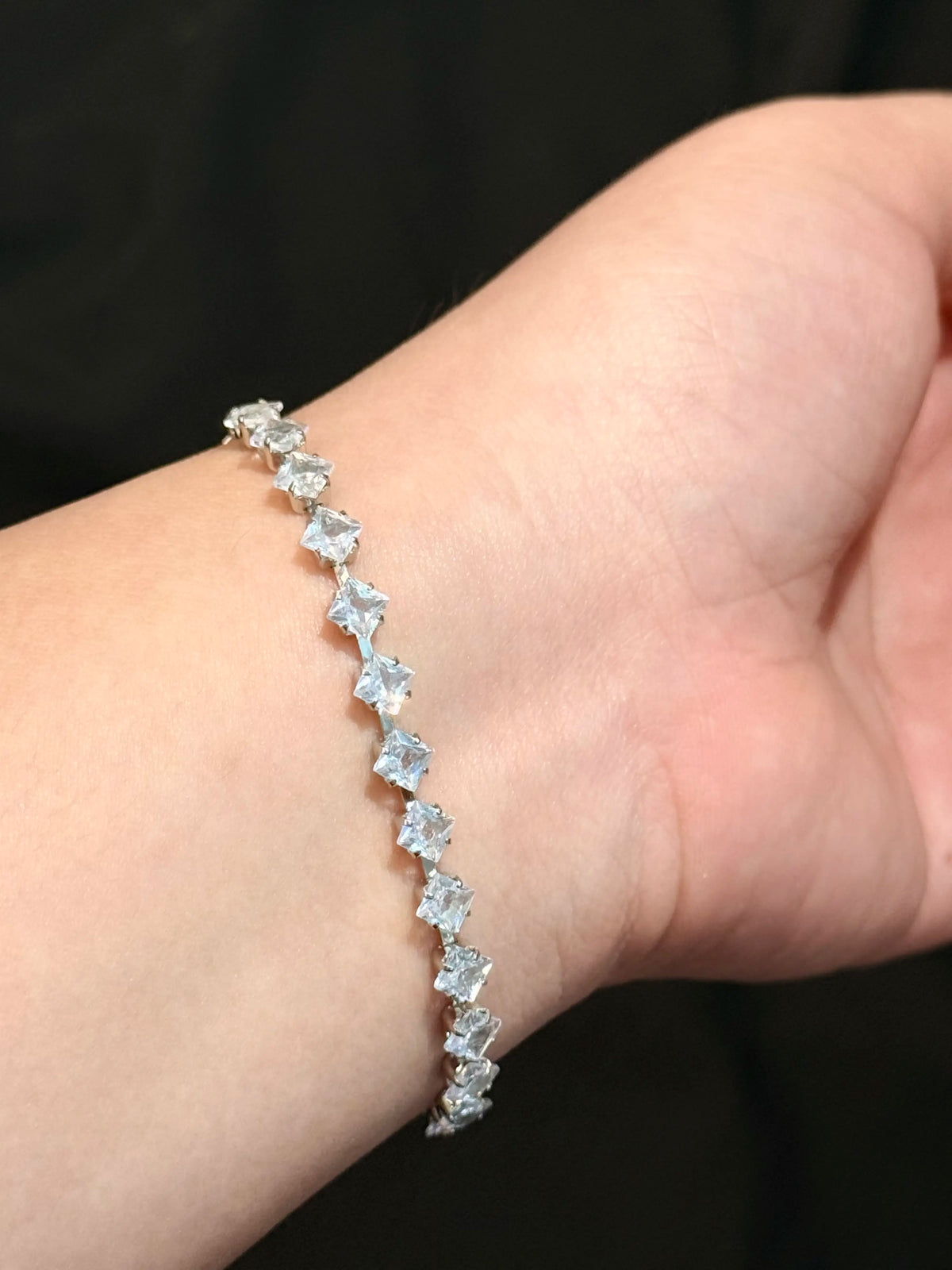 Sora Celestine Silver Tennis Bracelet
