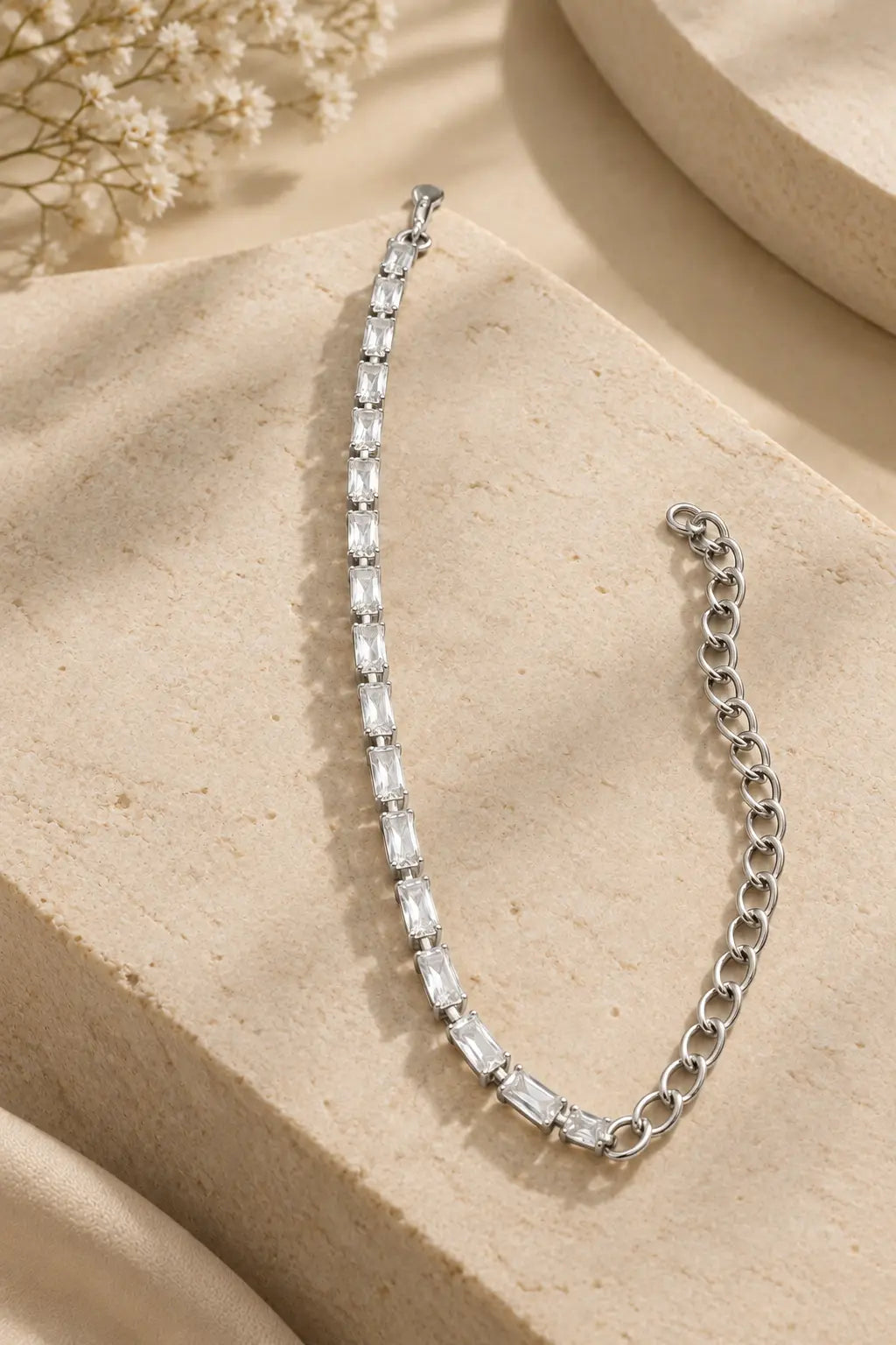 Twin-Soul Silver Celestine Bracelet